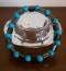 Tachyon bracelet, Hematite with Turquoise