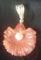 Tachyon Pendant, Cherry Quartz with Pearl, 925 silver