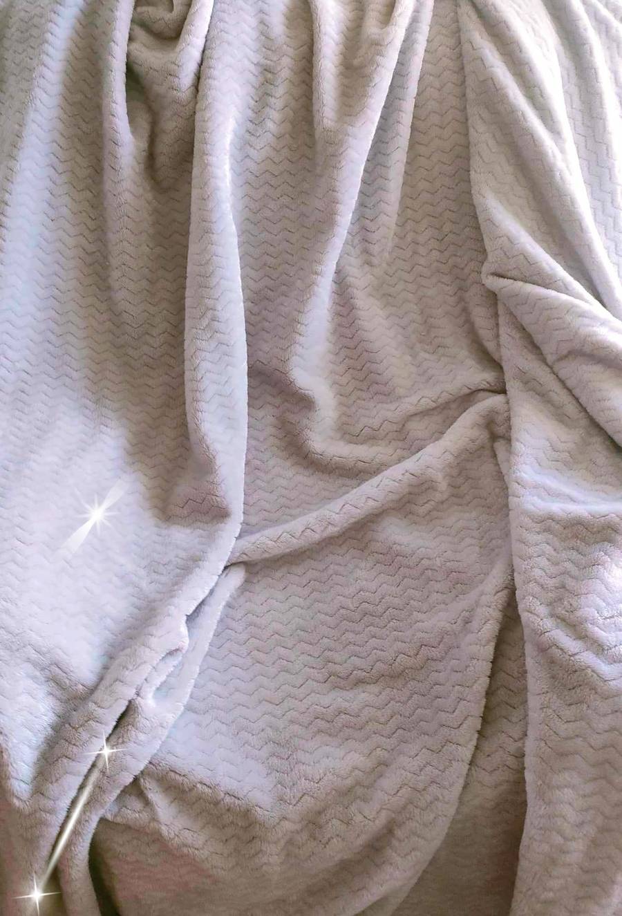Tachyon Luxury Throw Blanket, Silver Grey
