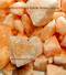 Tachyon Orange Calcite Stones, natural, bulk