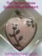 Tachyon Rose Quartz Heart Pendant, with ornament