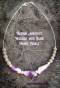 Tachyon Amethyst Necklace with Black Pumice Pearls