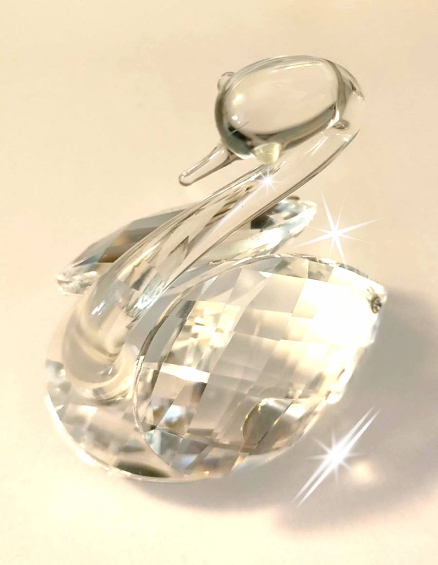 Tachyon Crystal Glass Swan 
