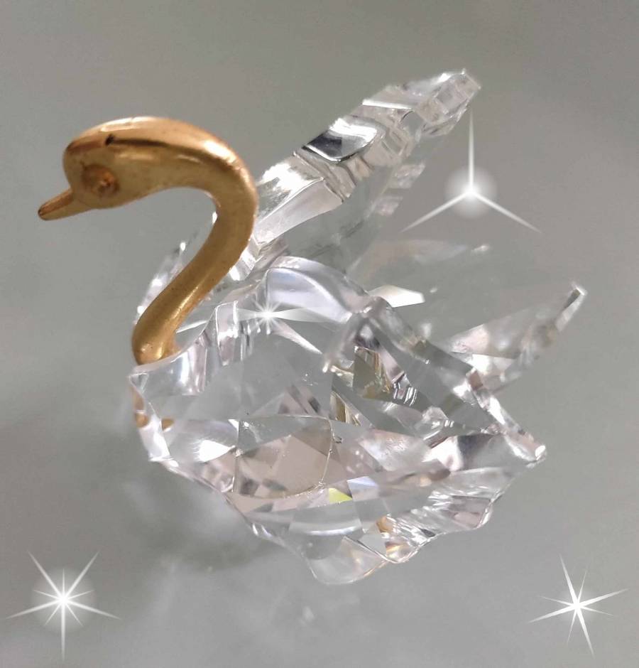Tachyon Crystal Glass Swan 