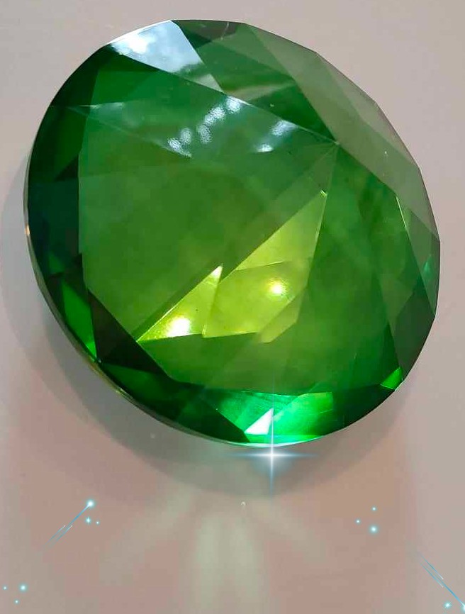 Tachyon Green Crystal Diamond, 80 mm