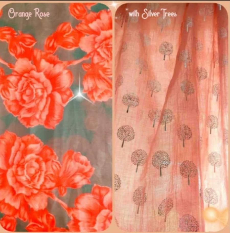 Tachyon Orange, Rose Shawl